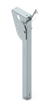 DPL2 - ADAICO 1702068 SOPORTE VERTICAL ANTIEMPOTRAMIENTO (SALVA CICLISTAS) ACERO CINCADO C/PASADOR 700 mm