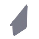 DECKEL EDELSTAHL AISI-304B RÜCKENABDECKUNG ALA-ALU-02 e=2,5 mm LASERSCHNEIDEN