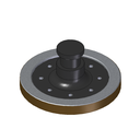 JOST 04.KZ1010 KING PIN 2" + PLATO PLACA 10 mm H50-X