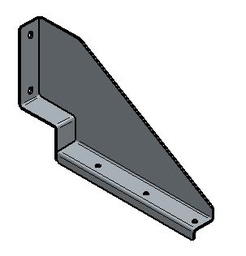 [009-006-2-017] SOPORTE IZQDO DEPÓSITO DE AGUA CÓNICO PARA SALVACICLISTAS