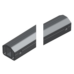 [009-011-2-162] ARQUILLO ALU ANOD. NEGRO PUNTO 50 mm TIPO ECO-LIGHT PASAMANOS 50 mm 